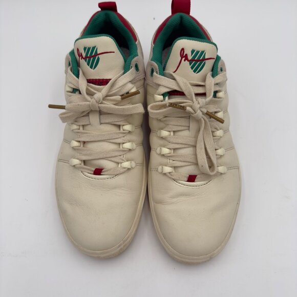 K-Swiss Gary Vee 004 Limited Edition Shoe Palace X  SP 25 White Leather Size 9.5 - Picture 1 of 10